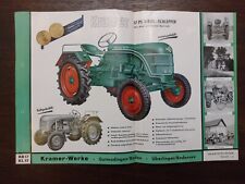 Original Kramer KB17 KL 17 Schlepper - Verkaufsprospekt - Prospekt 1955