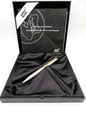 Montblanc Meisterstück Solitaire 164 Classique Kugelschreiber 925 Silber Korn