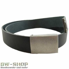 BUNDESWEHR GÜRTEL LEDER SCHWARZ BW HOSENGÜRTEL ARMEE ORIGINAL LEDERGÜRTEL KOPPEL