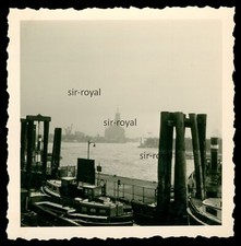 Hamburg um 1954 - Kaispeicher A von St. Pauli aus - 1950er - Foto 6x6cm