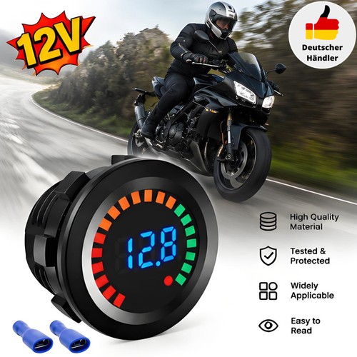 12v led voltmeter - 12v,