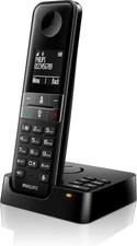 Philips D4751B/01 Drahtlos Telefon Anrufbeantworter Überragender Klang Display