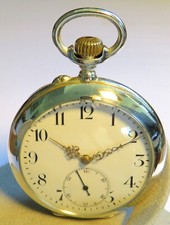 Union Glocke Glashütte Dürrstein Glashütter TU 0,900 Silber Dreiviertelplatine