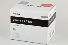 Objektiv Sigma AF 35 mm 1:1,4 DG HSM für Canon EOS, ART-Serie, NEU + OVP