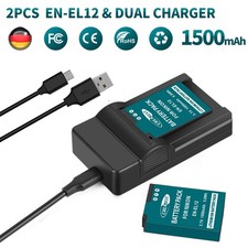 2× EN-EL12 Akku Für Nikon