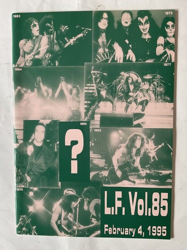 Kiss fanzine 85 japan - kiss,
