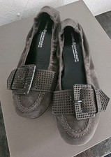Kennel & Schmenger Slipper/ Ballerina Gr 38 In Grau Top Zustand