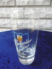  Uraltes 0,2 Liter Bierglas  Herforder Pils Brauerei ,rar mit Facettenschliff