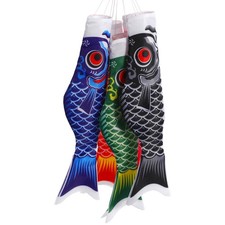  5 Pcs Karpfen Fahnen Japanese Themed Party Japanisches Koi-Banner