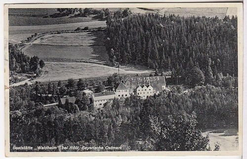 Gaststätte waldheim bei - ak,