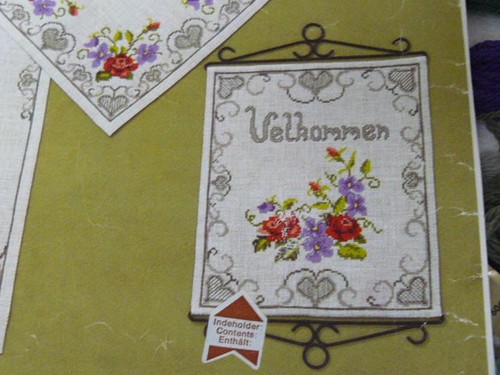 Kreuzstich stickbild blumen - stickbild,