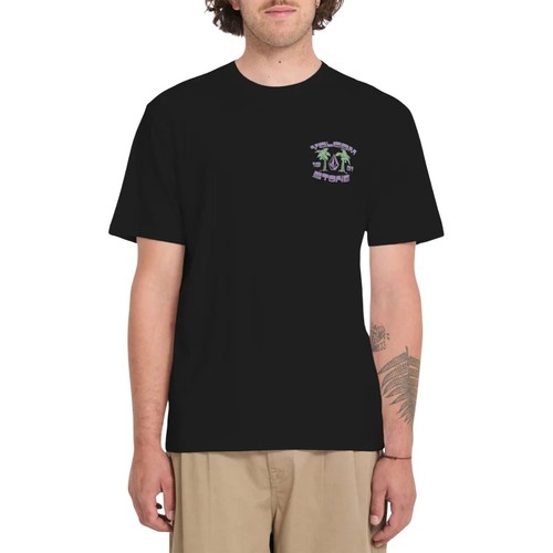 Volcom palm shirt black - palm, t-shirt