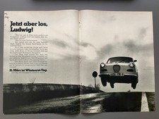 Wüstenrot Goggo Goggomobil Oldtimer 1977 Vintage Ad Werbung Reklame V1