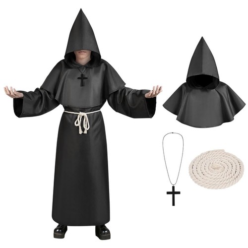 Mönch robe kostüm - kinder, 4pc