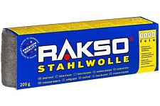 RAKSO Stahlwolle extrem fein, fein, mittel, grob 0000, 000, 00, 0, 1, 2, 3, 4, 5