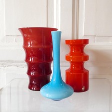 2 ! skandinavische Art Glass