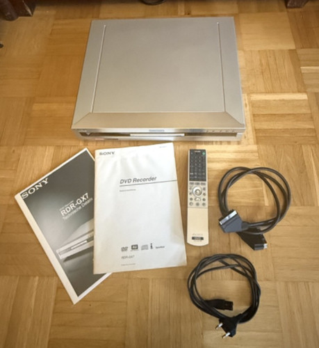 Sony dvd recorder rdr gx7 - sony,