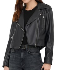 Only Damen Kunstlederjacke