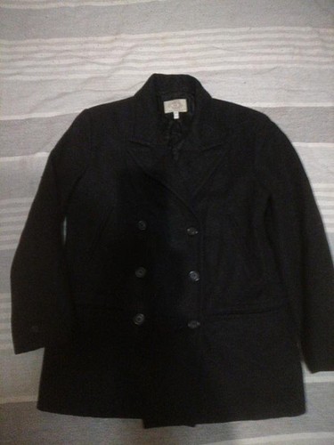 Women armani jeans coat - jeans, black