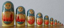 Russische Matroschka, Babuschka, Matryoschka, Prag-Matrjoschka! 10 Puppen!25 cm!