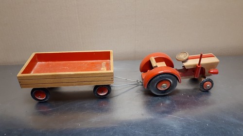 Holz spielzeug traktor mit - #,