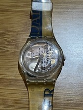 Vintage Radar 1999 Swatch GZ157 Daimler Chrysler Uhr | Sonderausgabe Swatch
