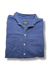 Nicht verpassen! Stylisches Vintage Lee Hemd in Dunkelblau – Größe M