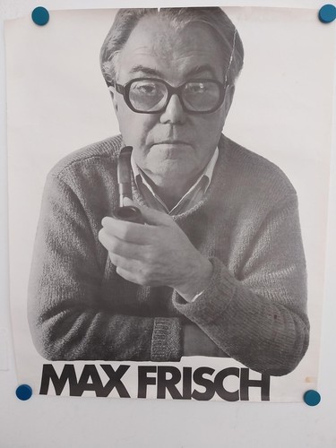 Max frisch suhrkamp plakat - max,