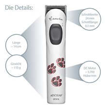 AESCULAP EXACTA GT416 LI - ION AKKU TRIMMER I FÜR OHREN PFOTEN UND GESICHT NEU