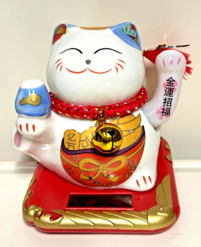 Winkekatze maneki neko solar - maneki,
