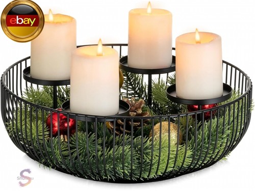 Adventskranz modern metall - modern,