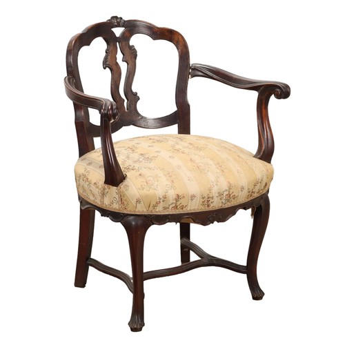 Antiker sessel barockstil - sessel,