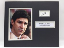 RARE Aitor Karanka signed
