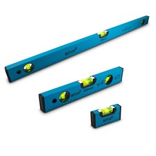 Richtwaage Wasserwaage Bauwaage Magnetisch 3 Libellen ALU 10+30+80cm Bituxx