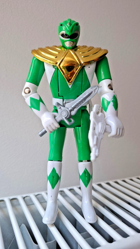 Power rangers flip head green - power,