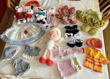 Nici Wonderland Puppe Stoff-/Plüschpuppe, Tierärztin, blond, 30 cm, viel Zubehör