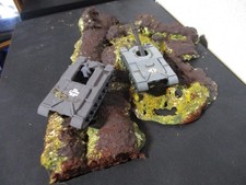 Diorama  Wehrmacht 1/87 H0 Weltkrieg  ,Flak+Panzer  (roco)