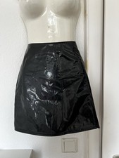 Lack Minirock Schwarz Größe