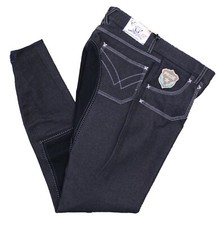Reithose Easy Rider Sphinix Denim, Vollbesatz, Euro-Star Jeans Stiefelreithose