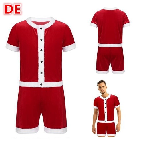 Herren weihnachtsmann kostüm - weihnachtsmann,
