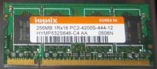 256MB HYNIX DDR2 RAM 533MHz PC2-4200S SO-DIMM 200-pol. CL4 HYMP532S646-C4 AA