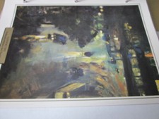 Kunstdruck Impressionismus International Lesser Ury  Nollendorfplatz bei Nacht