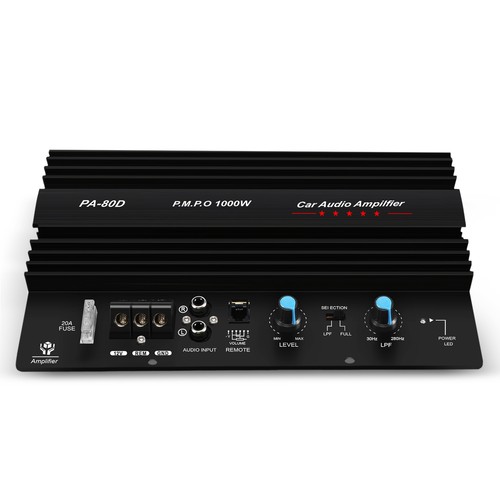 12v 1000w mono auto audio - 12v,