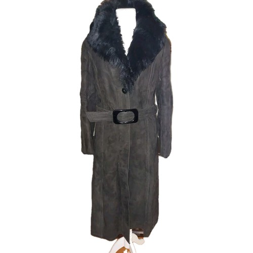 Lammfellmantel wildleder - lammfellmantel,