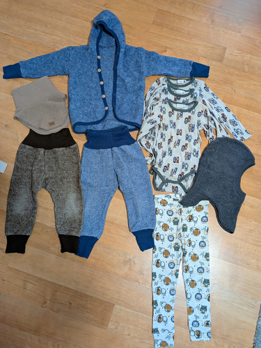Wollkleidung set 98 u - set,