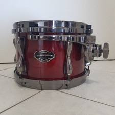Tama Superstar Hyperdrive Custom Tom 10 x 6,5 Cherry Red Rot Black Nickel Hoops