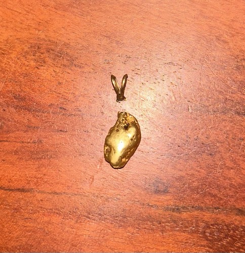 Gold nugget anhänger kanada - gold,