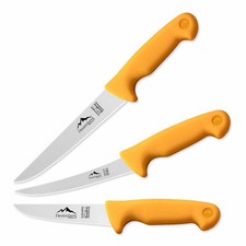 HESTENBERG Solingen Germany 3-Teiliges Profi Metzgermesser Set 1910