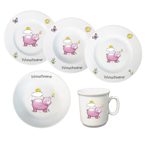 Kindergeschirr schwein - kindergeschirr,