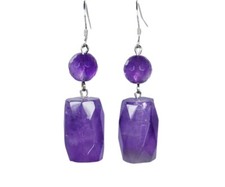 Schöne Ohrringe aus Amethyst